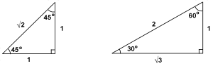 Trigonometry basics, sin = opp/hyp, cos  = adj/hyp and tan =opp/adj