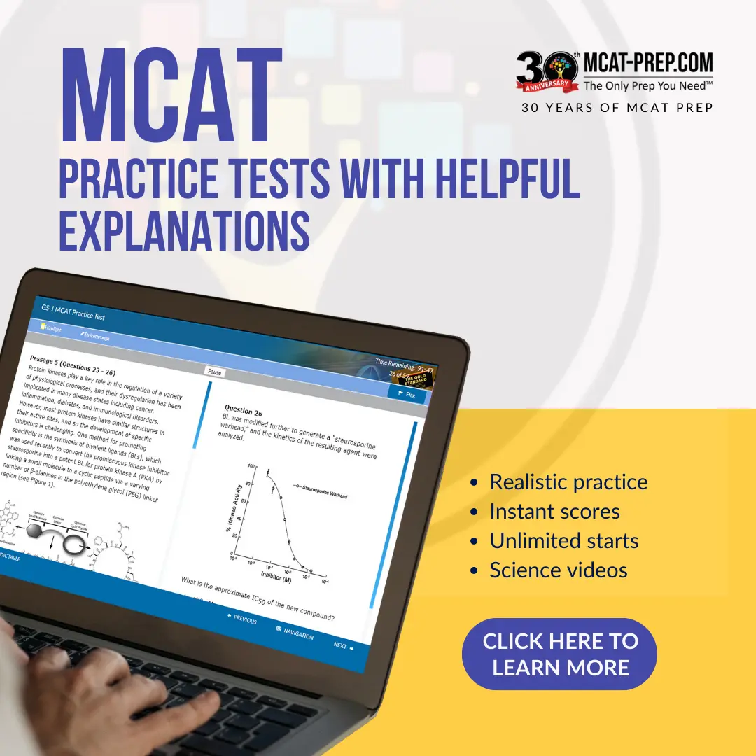 MCAT practice tests by Gold Standard