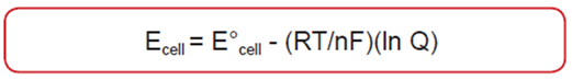 MCAT General Chemistry - Nernst equation