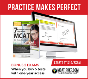 MCAT practice tests and book by Gold Standard MCAT Prep
