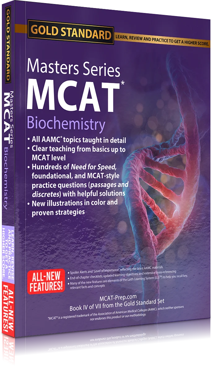 MCAT Masters Series Biochemistry Book