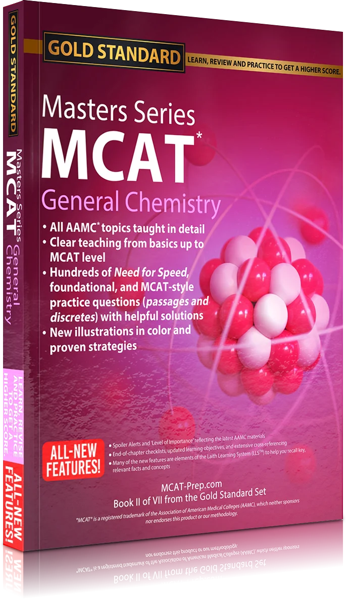 MCAT Masters Series General Chemistry Book