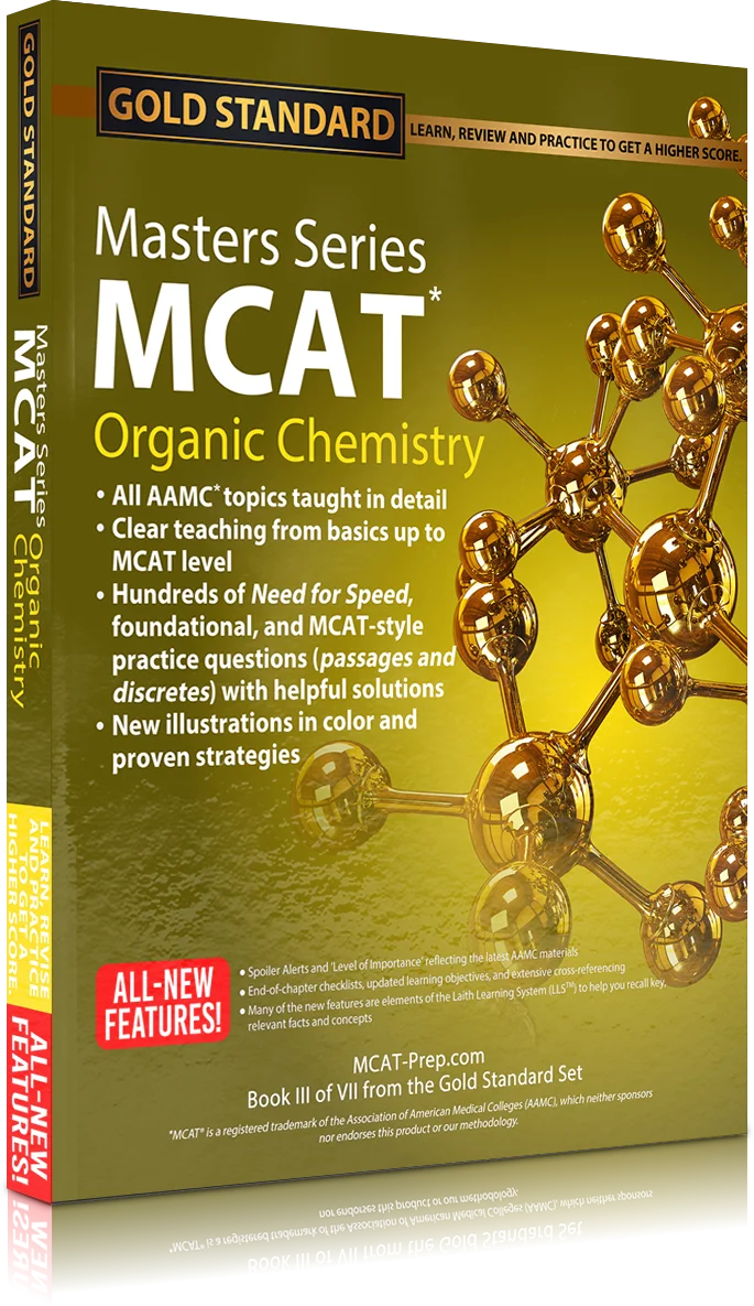 MCAT Masters Series Organic Chemistry Book