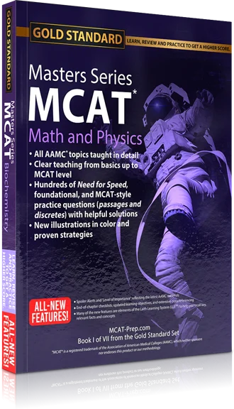 MCAT Masters Series Math and Physics Book